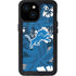 NFL Detroit Lions Tropical Print iPhone 15 Waterproof Case